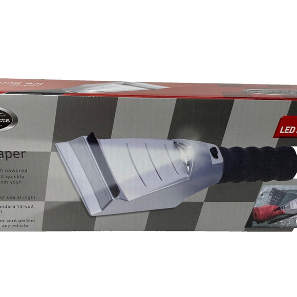 Auto Effects Heated Ice Scraper LED Light Uses 12 Volt Socket Open Box - Picture 3 of 7